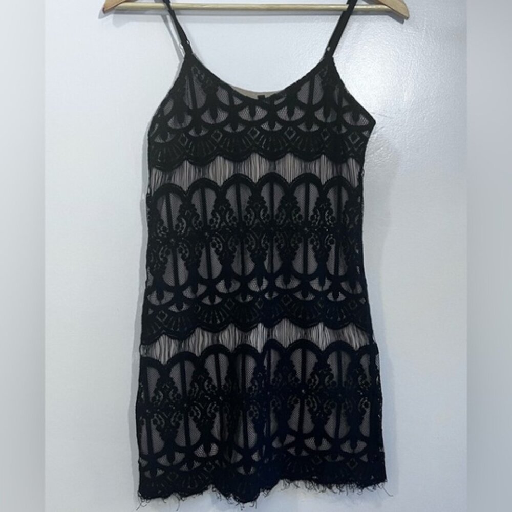 Fire Los Angeles Black Lace Dress